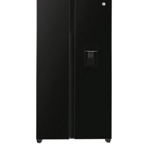 Hoover HHSBSO-6174BWDK-1 American style fridge freezer with non plumbed water dispenser - Black